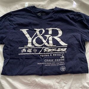 YOUNG AND RECKLESS XL T Shirt